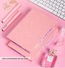 A5 Soft Cover Rainbow Edge Cute Notebook - Custom Color Edge Thick Leather Diary