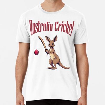 Australien Cricket Lustiges Känguru Australisch S bis 5XL Hergestellt in AU/USA T-Shirt