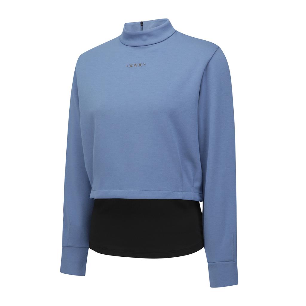 ANEW GOLF Layerd Mock Neck L/Ts_Bl