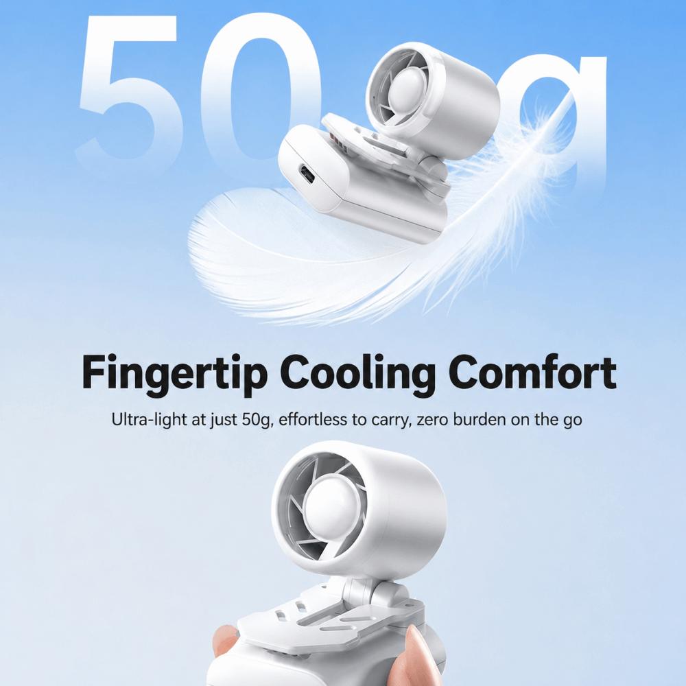 3 Speeds Rechargeable Clip On Fan Multi-Directional Mini Desk Fan New Handheld Fan Outdoor Use