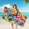 Game Poppy-p-playtimes Microfiber Printed Beach Towel Mountain Climbing Yoga Beach Swimming Running Absorbent Soft Towel