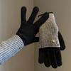 Woolen  Gloves Warm Winter Gloves Simple Knitted Gloves  Outdooor