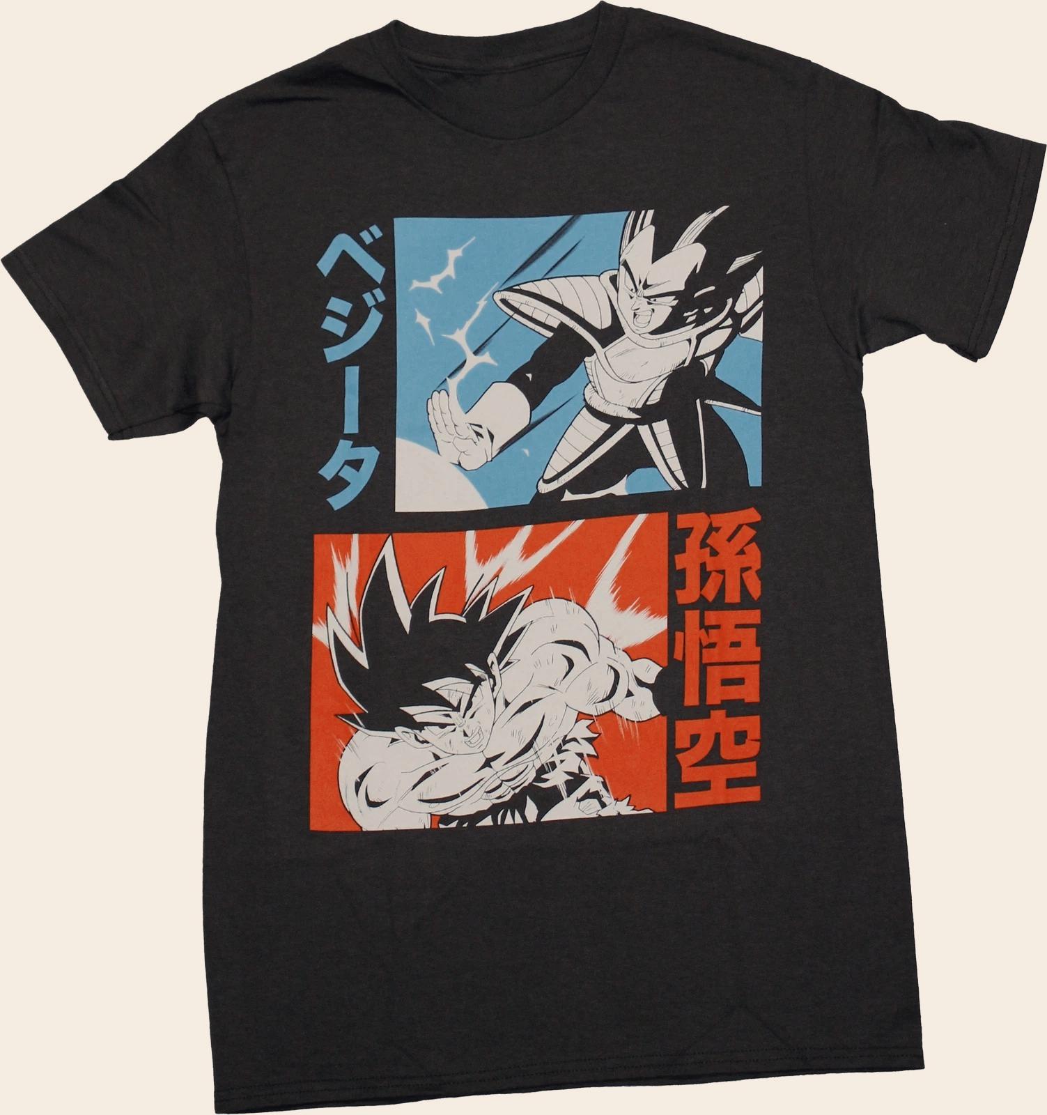 

Dragon Ball Z TShirt Men Goku Vegeta Japanese Manga Anime Graphic Short Sleeve Oversized Streetwear Loose Fit Anime Fan Top 3XL