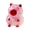 Glitter Capybara Sugar Stress Ball Anxiety Relief Clear Capybara Squeeze Toy Stretchy Slow Rising Relaxing Animal Pinch Fidget Toy