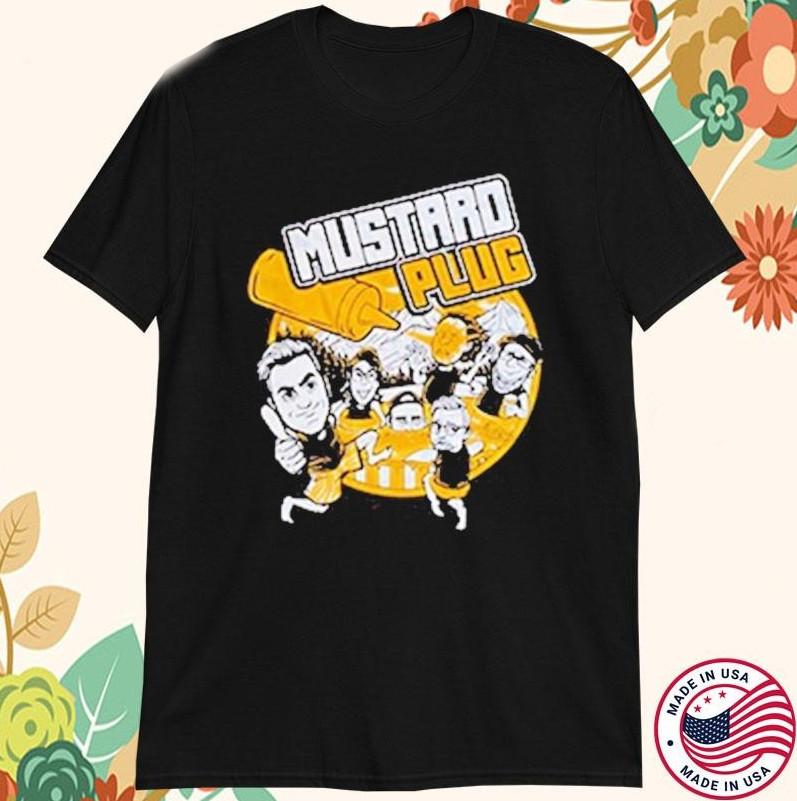

Mustard Plug Caricature T-shirt, size S-4XL M