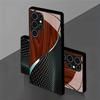 Creative Honeycomb Wood Pattern Glass Phone Case For Samsung Galaxy S26 S25 S24 S22 S23 Ultra S21 S20 Plus 5G Frosted Full Cover