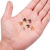 100pcs/lot Gold Color Flower Metal Petal Bead Caps Four Leaves Bead Cups For Jewelry Making