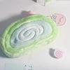 1 Piece Honeydew Swiss Roll Pencil Case   Plush Creative Multifunctional Stationery Storage Desktop Large Capacity Pencil Bag