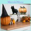 Pvc Wall Art Cartoon Cat Pulling Pumpkin Cart Sitting Mouse Sticker For Kitchen Bedroom And Office Decor