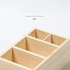 1PC Wood Nail Drill Machine Bits Holder Saving Space for Nail Training Nail Art Accessories DIY Manicure Tools Display Box