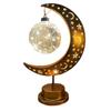Cross-Border Iron Moon Night Light Festival Decoration for Bedroom