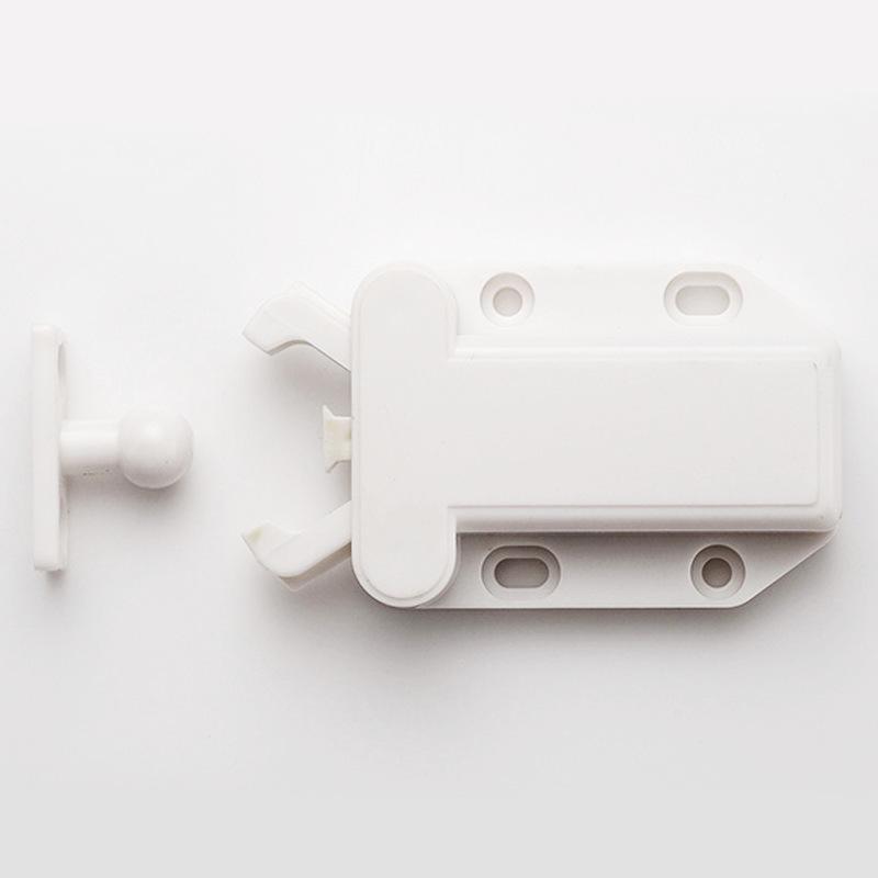 Push-Button Cabinet Door Latch with Rebound Spring