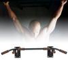 Chin-up bar, wall-mounted chin-up bar, black powder coated, for home and gym use, suitable for beginners and advanced users