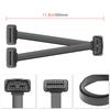 Quality OBD2 16PIN Car Splitter Extension Cable Male To Dual Female Y Cable OBD 2 for ELM327 Auto Diagnostic Connector Cable