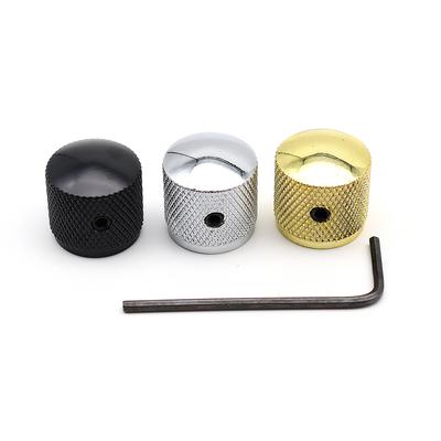1pcs/2pcs  Metal Potentiometer Dome Knob Control Knob Volume Audio Electric Guitar Bass Screw Type