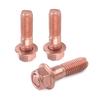 Alloy Steel M10 X 1.5 Threaded Turbo Stud Screw Flange Nuts Kit Fit for T3 T4 T5 T6 Turbocharger Accessories