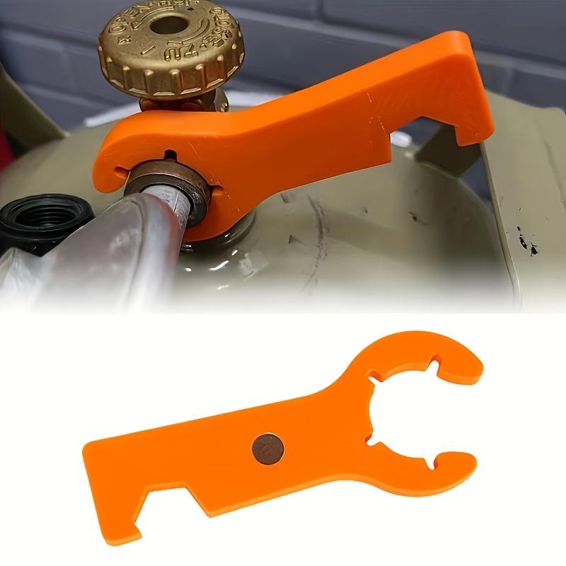 2-in-1 Magnetic Gas Cylinder Wrench – for RV, Caravan & Outdoor Barbecue Gas Bottle, RV Gas Cylinder Wrench