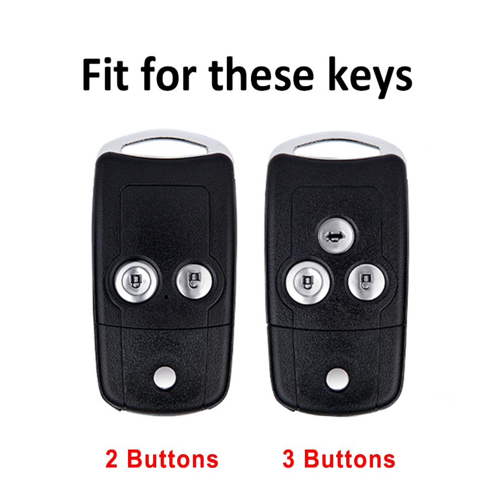 Auto Shell For Honda Hrv Jazz Odyssey Civic Fit Accord Crv Tpu Car Flip Key Case Cover 2 3 Buttons For Acura Tl Tsx Zdx Rsx Crz