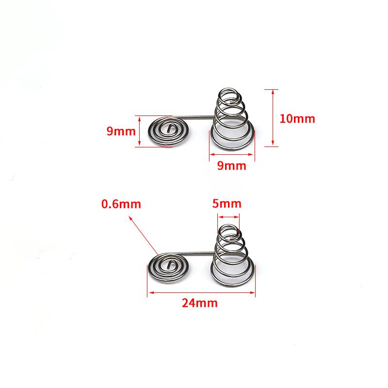 

5 шт. Батарейка ААА Никелевая проволочная пружина Батарейка АА Отрицательные и положительные катушки Пружинная контактная пластина Аксессуары для DIY