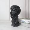 Modern Minimalist Resin Human Head Sculpture for Home or Office Decor