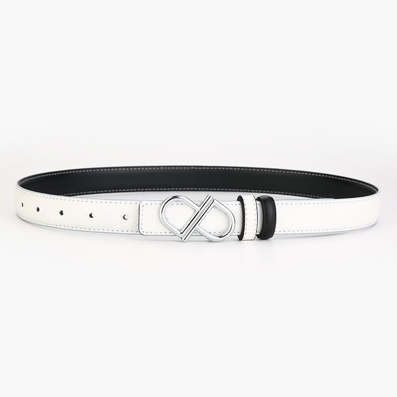 Leather Womens Waist Belt With Alloy Buckle For Office Wear And Daily Fashion