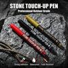 Waterproof Tombstone Touch Up Paint Pen Quick-Drying Gold Metal Marker  Inscription Restoration