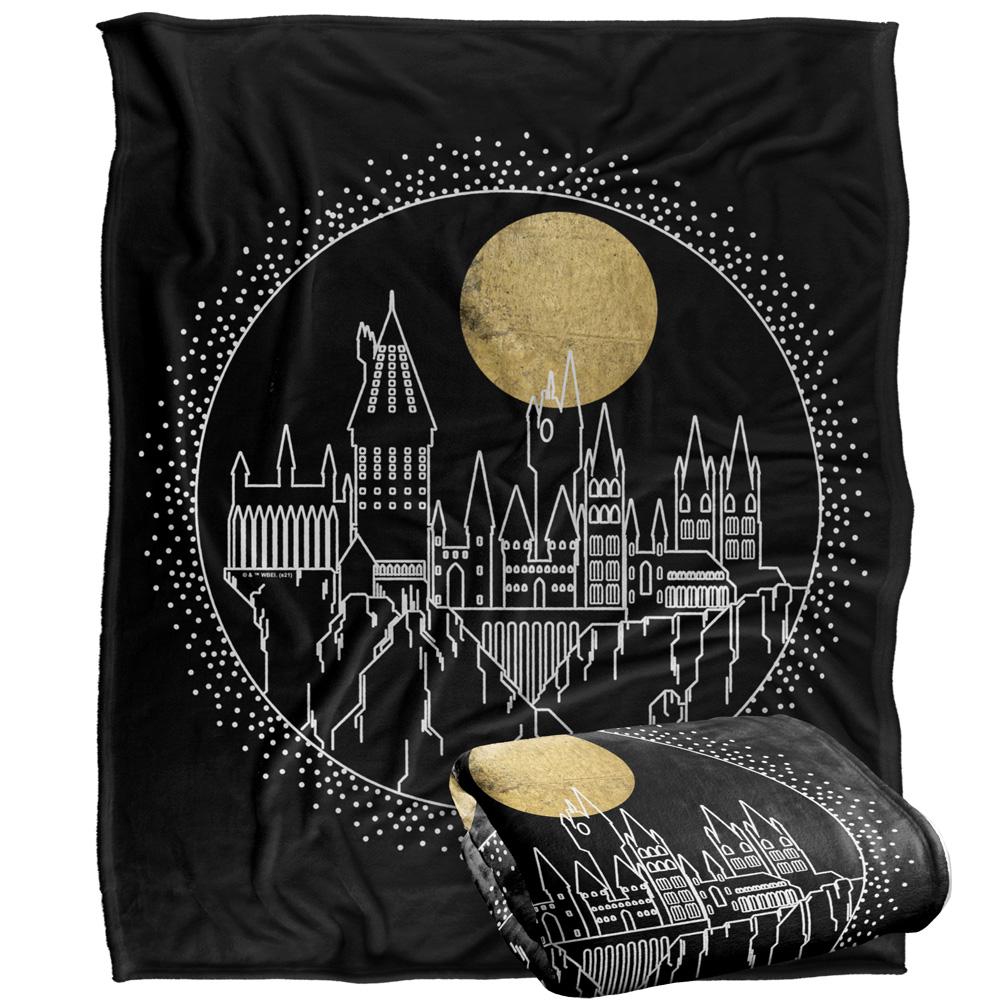HARRY POTTER Hogwarts Umrissdecke