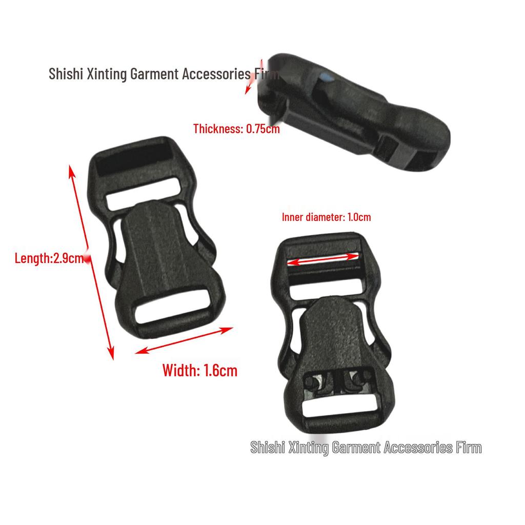 10mm Mini Buckle Nylon Pet Harness for Small Dogs, Adjustable DIY Craft Strap