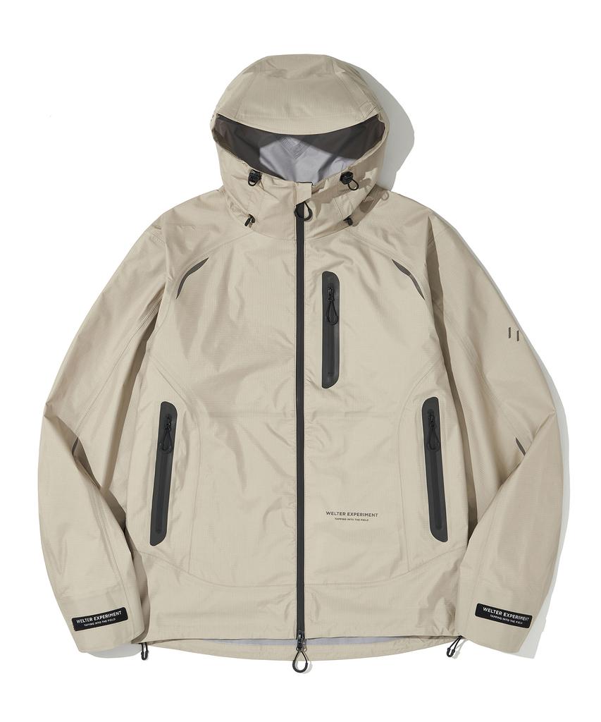 Welter Experiment 3Layer Slit Reflective Hard Shell Jacket_Cream_Wol064