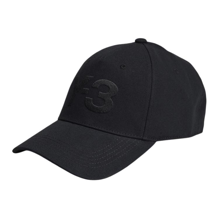 

Y-3 Original Design Cotton Baseball Cap Unisex caps Black Y03JP1143XXXXXXX67 S