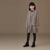HachiHachi Girls' Vintage Plaid Blazer
