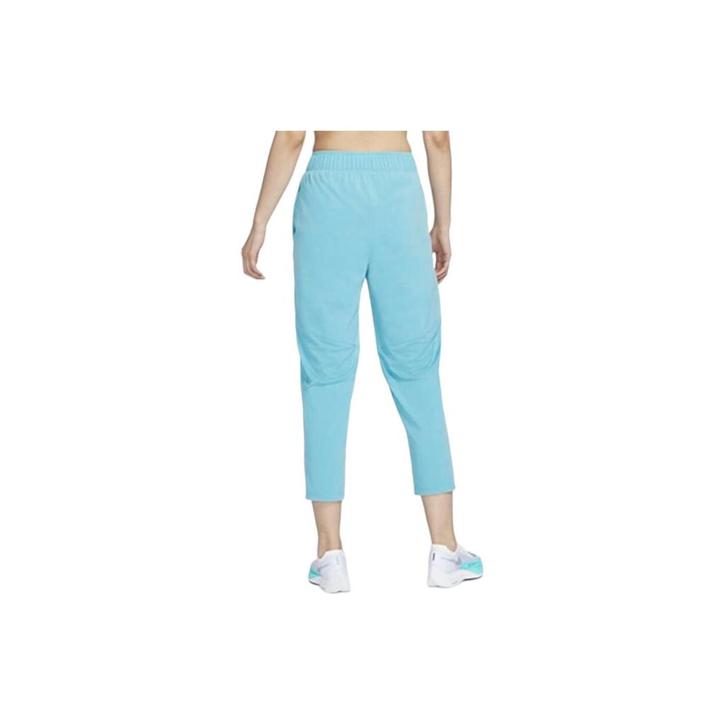 Nike Breathable Fashion Knitted Running Fitness Pants Women Pants Denim-Blue Green FB7030464