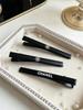 Chanel Fermacapelli Lunghi Neri con Logo CC, Confezione da 3 Fermagli per Capelli, Accessorio di Bellezza di Marca di Lusso
