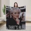 Devil Wears Pardas Blanket Quality Warm Soft  Throw Blanket Winter Travel Couch Bed Funny Bedspread
