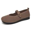 Shallow Casual Shoes Breathable Shoes for Middle-aged and Elderly People Cloth Shoes Soft-soled Women's Shoes