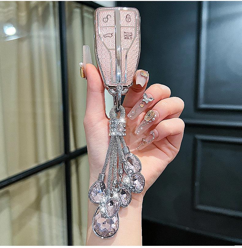 Custom Key Case for Hongqi Models: HS5, H5, H9, EQM5, H6, HS7 - Premium Design for Men and Women
