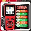 Skaner diagnostyczny OBD2 do samochodu Czytnik kodów, Tester napięcia w samochodzie Skaner kodów usterek silnika, Tester ładowania Narzędzie diagnostyczne V500