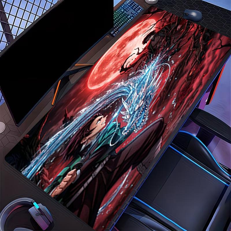 Demon Slayer Print Mouse Pad, for Keyboard Pad Laptop PC Mat for Office Home Use, Desk Decor, Perfect Birthday Gift for Gamers