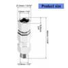 2Piece Steel 360Swivel Connectors For Airless Paint Sprayers 1/4Inch Threaded Fittings Highly Pressure Hose Adapter