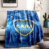 Club Atletico Boca Juniors Theme Personalized Outdoor Flannel Blankets Soft And Suitable For All Seasons Perfect For Sofas Beds And Camping