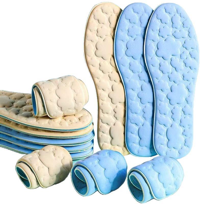 Ultra-Thin Icy Cool Breathable Insoles for Women's & Men's Military Training - Sweat-Absorbent, Odor-Resistant, Non-Sticky, Ice Silk Comfort