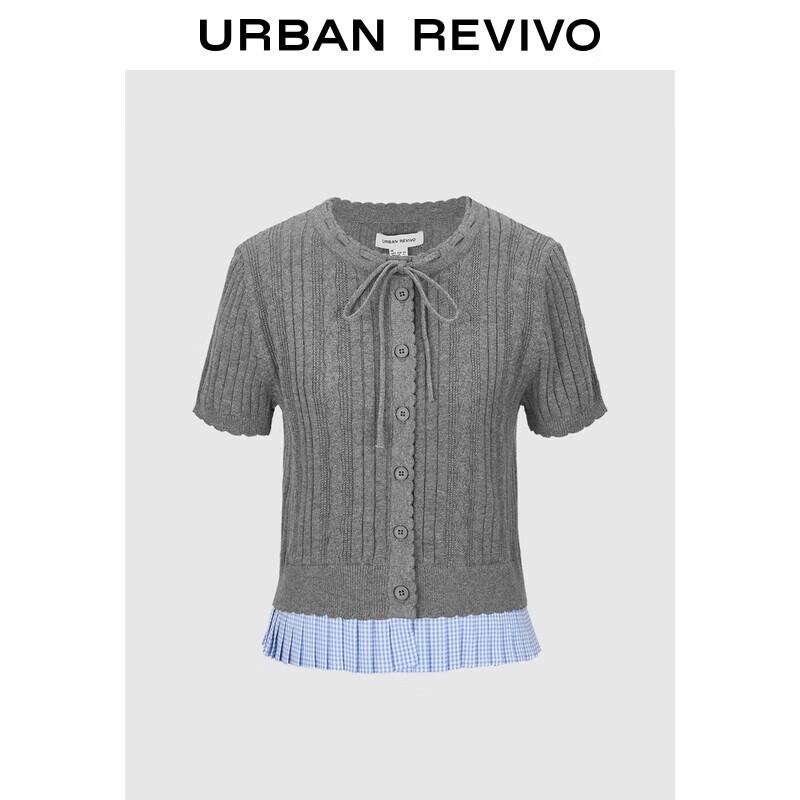 

UR Women s 2025 Fall Preppy Cropped Knit Cardigan L