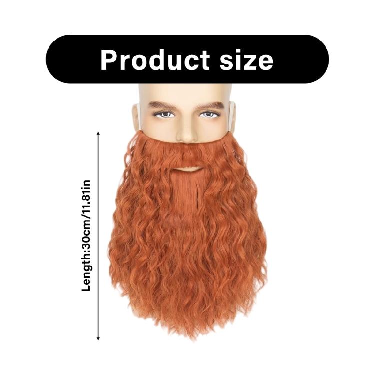 Halloween Falscher Bart Lustige Falsche Schnurrbärte Kostüm Schnurrhaare Gesichtsbehaarung Haare Verkleidungen Zubehör mit Verstellbarem Elastischem Seil