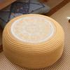 Rattan Ottoman Patio Ottomans And Footstools Tatami Floor Cushion For Home Garden Coastal Living Porch Exterior Deck Poolside