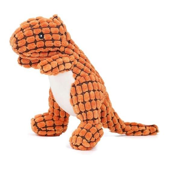 Pet Toy for Dogs, Chew Toy for Small Dogs, Talking Dinosaur Stuffed Toy, Dental Care, Stress Relief, Suitable for Indoor Play Puppies, Safe