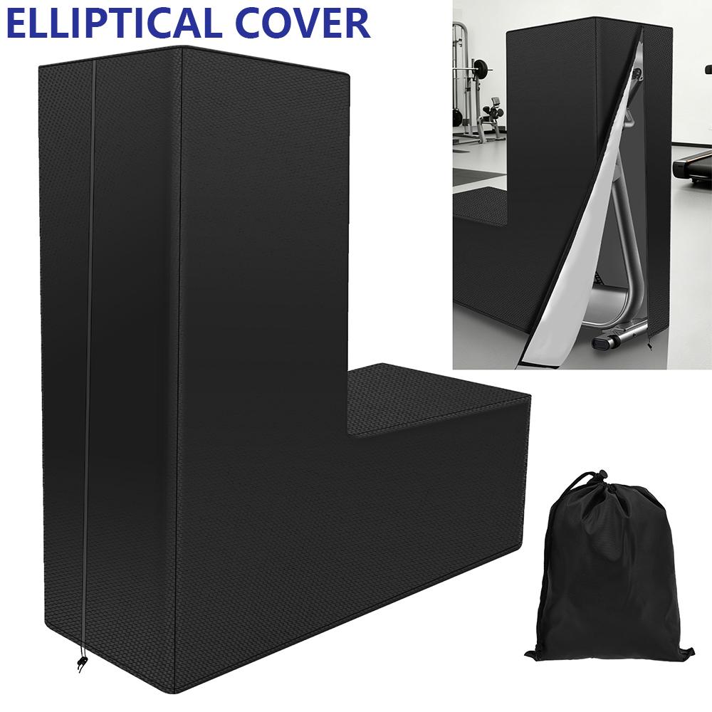 Elliptical Cover 210D Oxford Cloth Waterproof and Dustproof Elliptical Exercise Machine Cover with Zipper and Drawstring for Gym