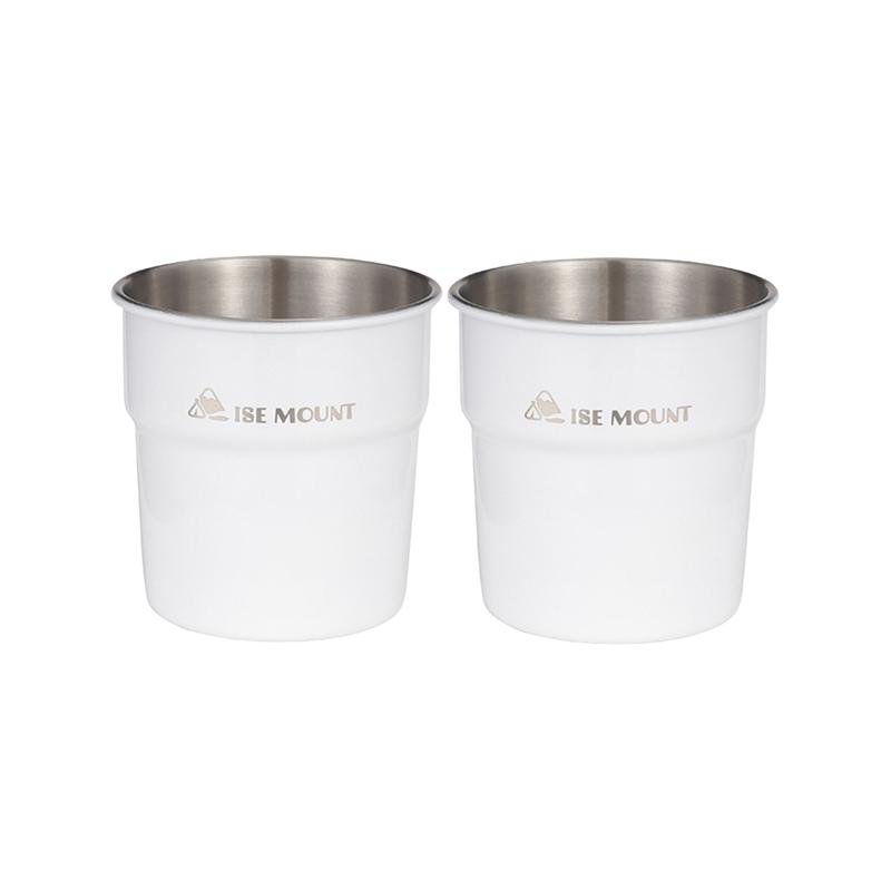 300ml Beer Wine Cups Portable Stainless Steel Tableware Tea Coffee Milk Beer Mug Stackable Camping Water Cup for Travel Hiking