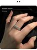 S925 Sterling Silver Korean-Style Retro Daisy Adjustable Ring