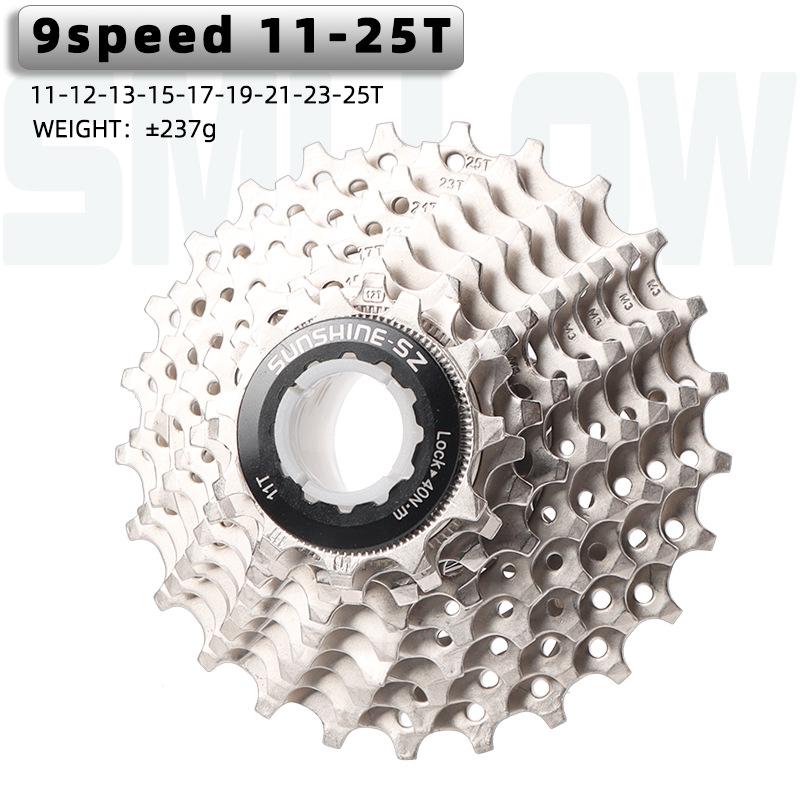 Rihui 9-Speed Mountain Bike Rear Cassette: 23/36/40/42/46/50T Climbing Freewheel