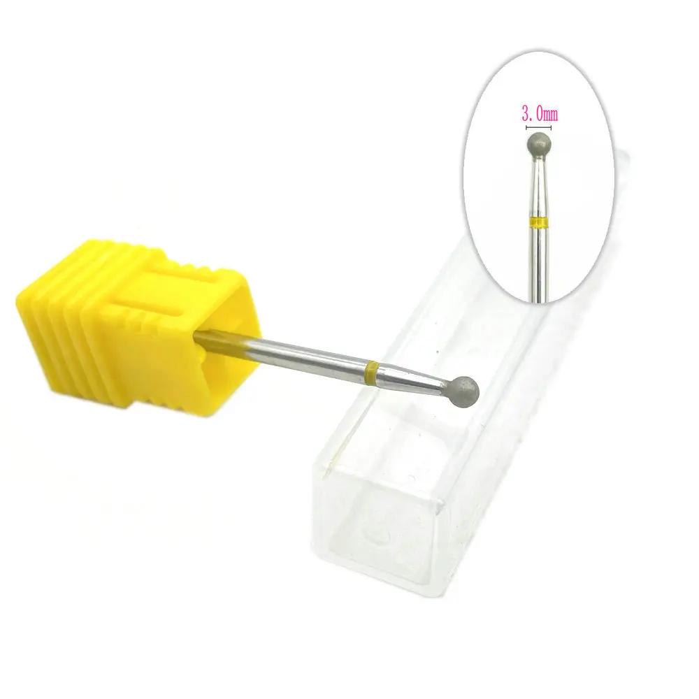 20pcs Diamond Nail Drill Milling Cutter for Manicure Rotary Bits Cuticle Clean Accessory Dental Diamond Burs Polisher 2.35mm
